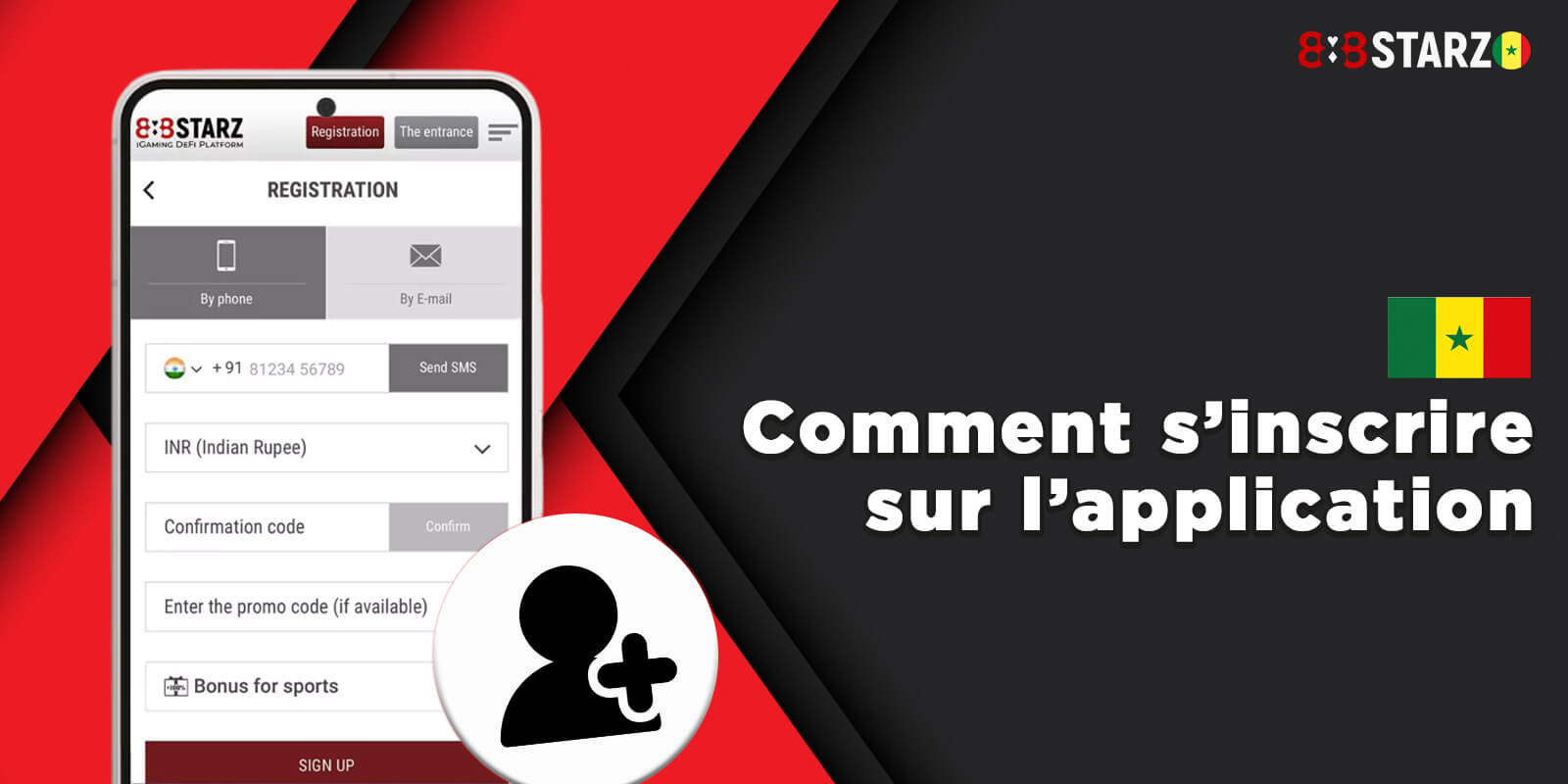 Comment s’inscrire sur l’application